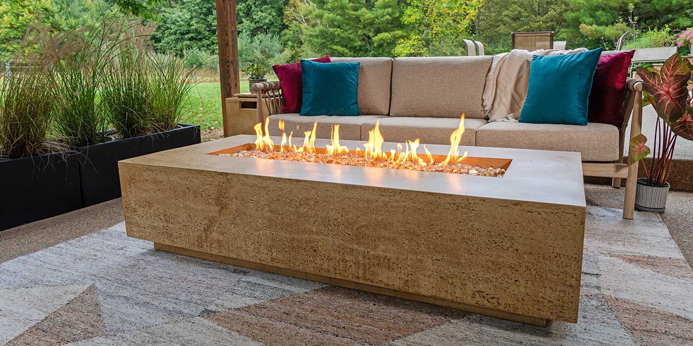 The FlameCraft Tuscan Gas Fire Pit