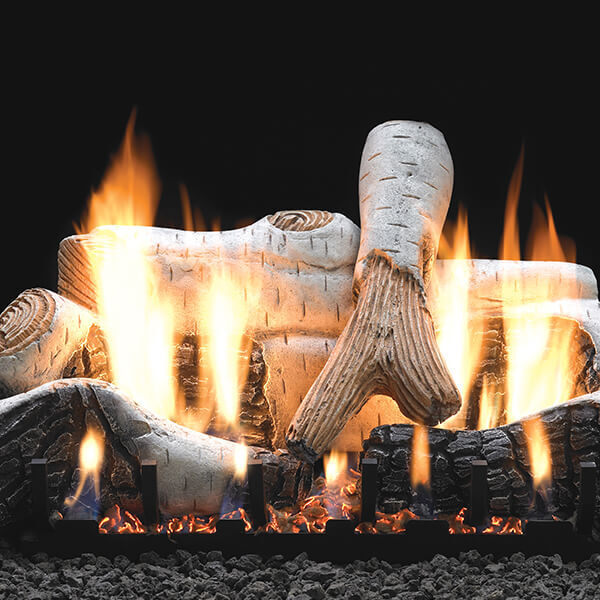 Empire's Ventless Birch Gas Log Set