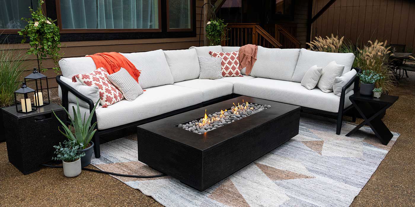 The FlameCraft Zen Gas Fire Pit