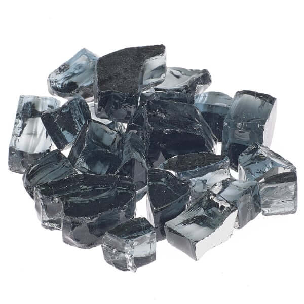 Gray fire glass media