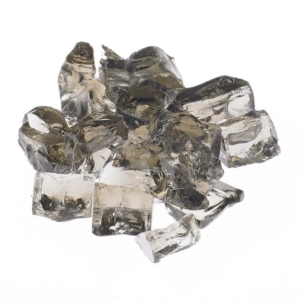 Bronze fire glass media