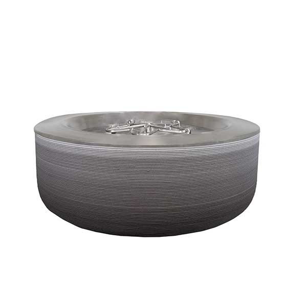ReForm Stack Gas Fire Pit in Terrain Ombre